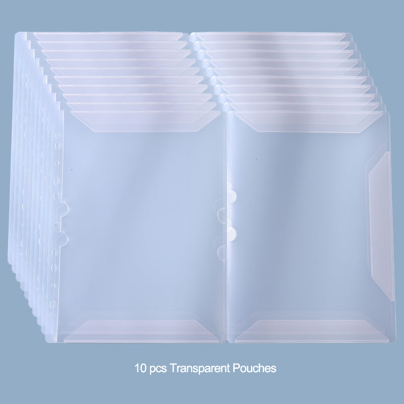 A4 4-Page-Expand Music Score Folder Black - Black Folder