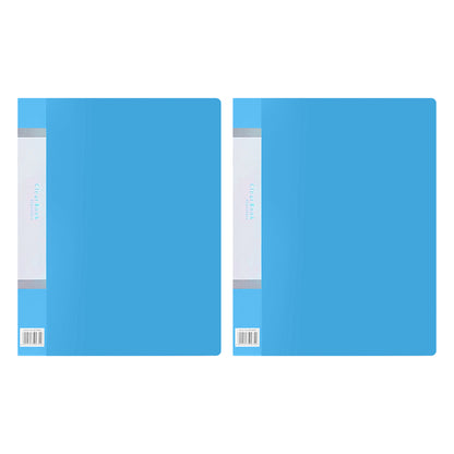40 Pockets A4 Size Files with Plastic Hard Cover - Set of 2