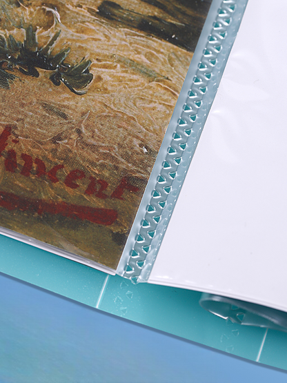 4K paper size Hard Plastic Cover Artwork/Portfolio Organizing Folder with Handle