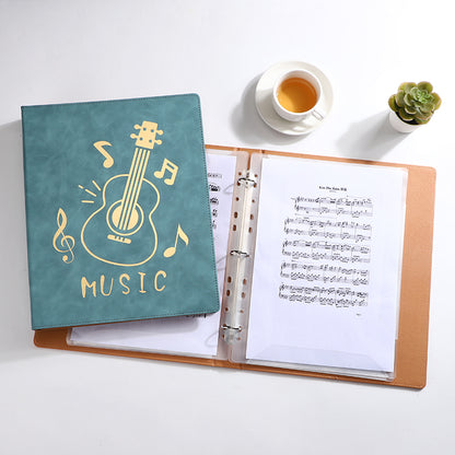 Paper Lion A4 PU Leather Cover Easy Edit Music Score Folder & Sleeve Pocket