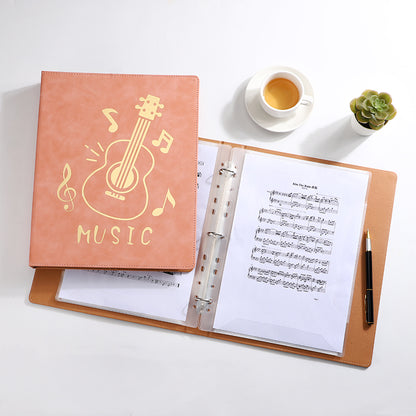 Paper Lion A4 PU Leather Cover Easy Edit Music Score Folder & Sleeve Pocket