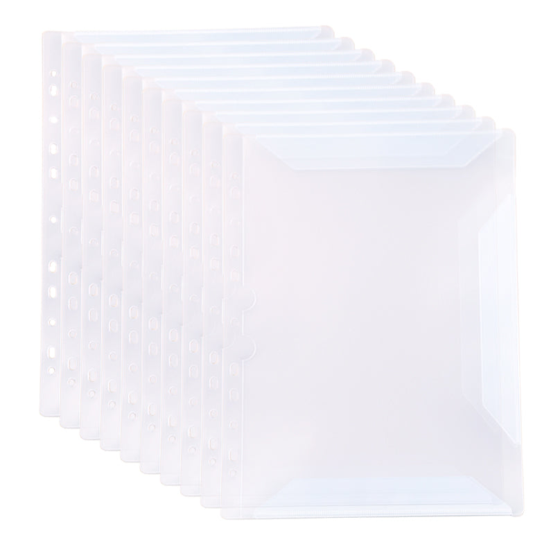 A4 Music Score Folder with 4 Ring Stainless Steel Binders & Sleeve Pockets