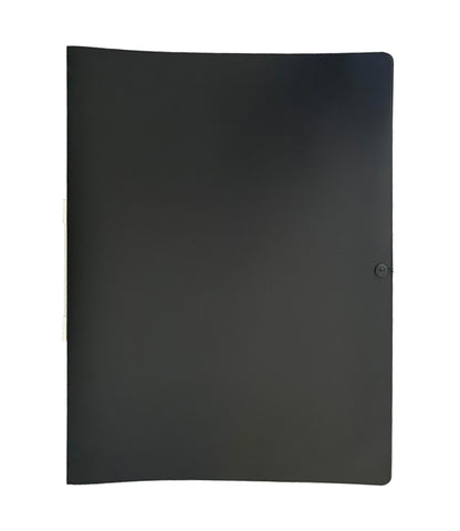 Black A1 Size 8 Pockets Files with Plastic Hard Cover for A1 Artwork/Plan