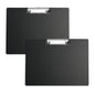 2 pcs Black Clipboards for A4 Paper - Horizontal
