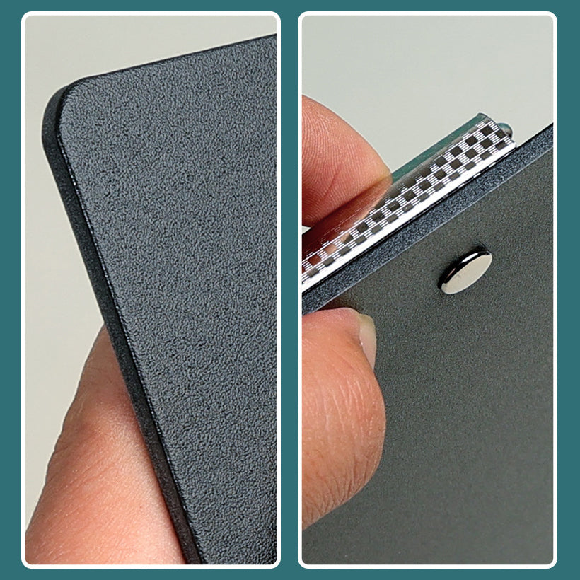 2 pcs Black Clipboards for A4 Paper - Horizontal