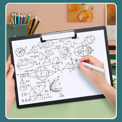 2 pcs Black Clipboards for A4 Paper - Horizontal