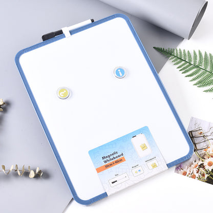 30x40cm Magnetic Whiteboard includes 1 Pen with Dry Eraser, 2 Magnets