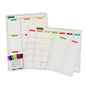 3 pcs Soft Fridge Magnetic Planner set with 8 color White Board Marker