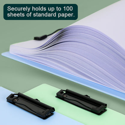 4 Pcs Coloured Vertical A4 Clipboards for Students