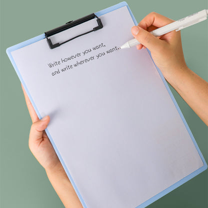4 Pcs Coloured Vertical A4 Clipboards for Students