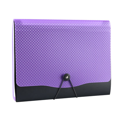 12-Divider Expanding Accordion file with Clip Board