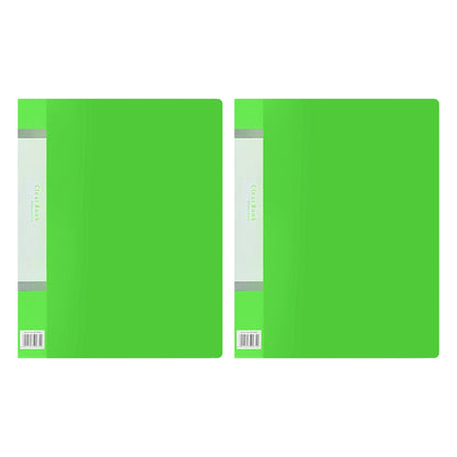 80 Pockets A4 Size Files with Plastic Hard Cover - Set of 2