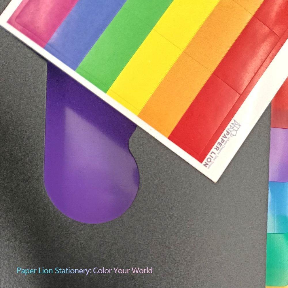 Expandable File Organizer with Multicolor Dividers, Open Top Design