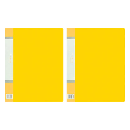40 Pockets A4 Size Files with Plastic Hard Cover - Set of 2