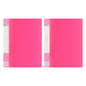 80 Pockets A4 Size Files with Plastic Hard Cover - Set of 2