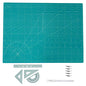A2 Self-Healing Cutting Mat with with Metal Rulers and Craft Knife