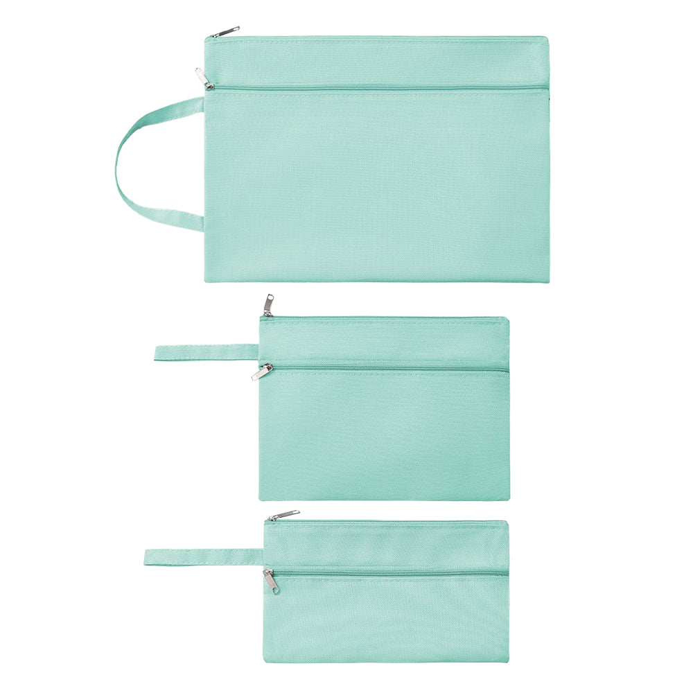 Double Layer Oxford Fabric Waterproof Tote Bag - 3 Bags Set A4+A5+A6 Size