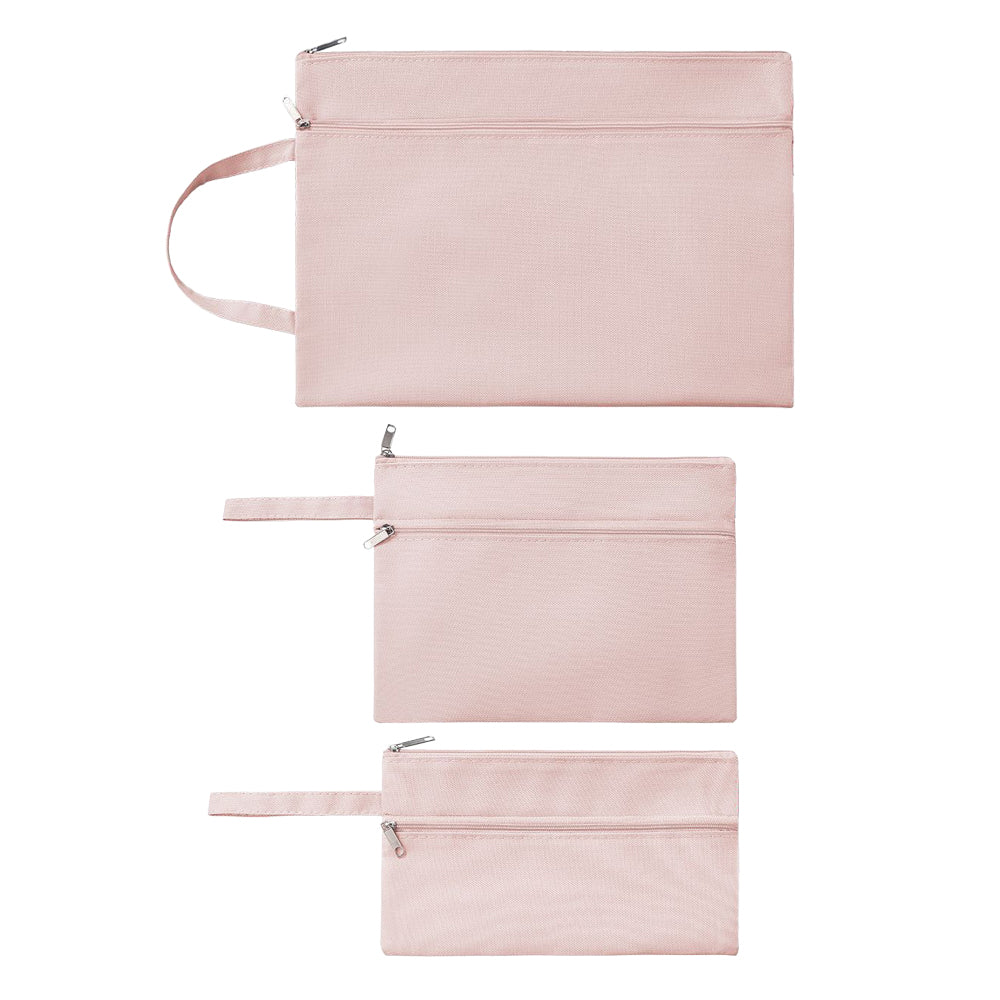 Double Layer Oxford Fabric Waterproof Tote Bag - 3 Bags Set A4+A5+A6 Size