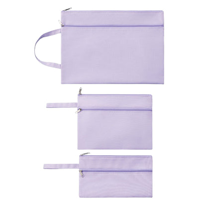 Double Layer Oxford Fabric Waterproof Tote Bag - 3 Bags Set A4+A5+A6 Size