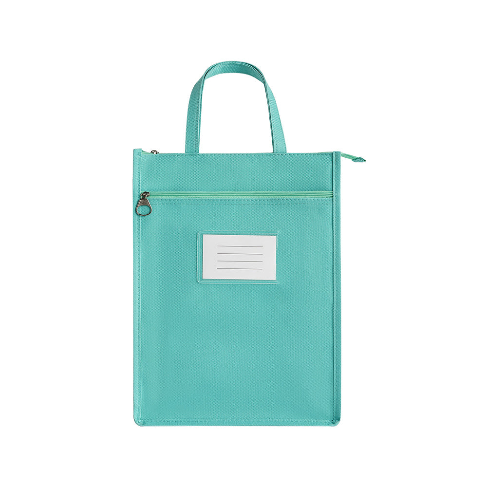A4 Double Layer Canvas Waterproof Tote Bag with Handles
