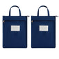 A4 Double Layer Canvas Waterproof Tote Bag with Handles