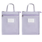 A4 Double Layer Canvas Waterproof Tote Bag with Handles
