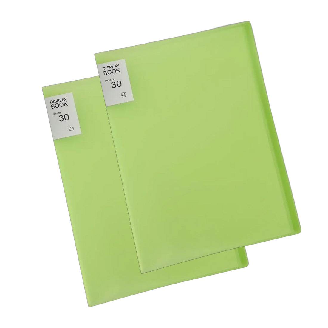 A3 Size 30 Pockets Files with Plastic Hard Cover for A3 Documents Set of 2