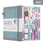 Paper Lion A5 PU Leather Cover Daily/Hourly Planner Book with stickers