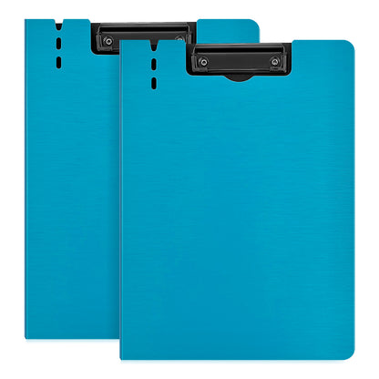 2 pcs Metallic Striped Texture Clipboards for A4 Paper - Vertical