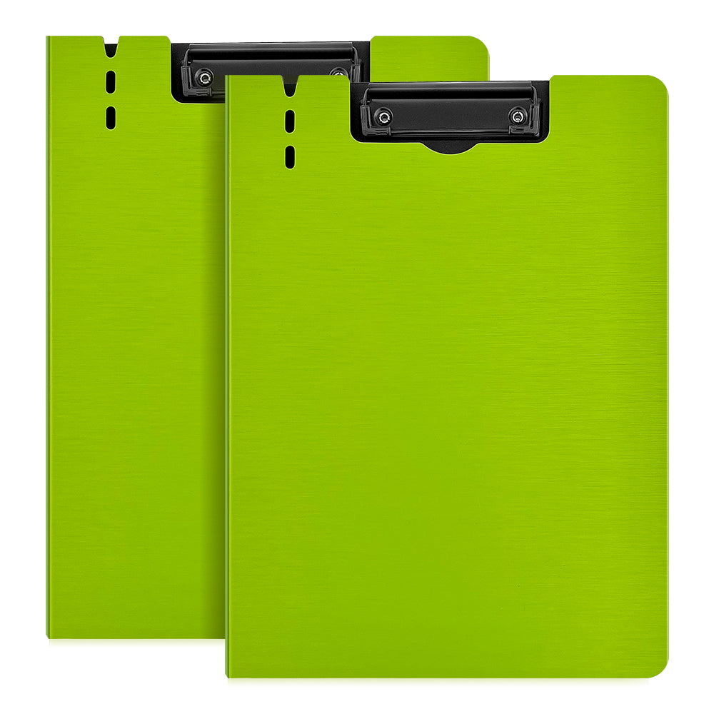 2 pcs Metallic Striped Texture Clipboards for A4 Paper - Vertical