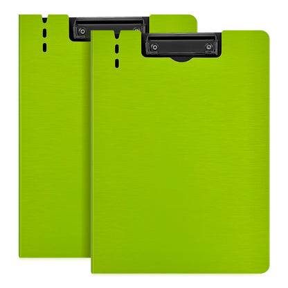 2 pcs Metallic Striped Texture Clipboards for A4 Paper - Vertical