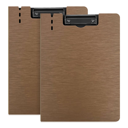 2 pcs Metallic Striped Texture Clipboards for A4 Paper - Vertical