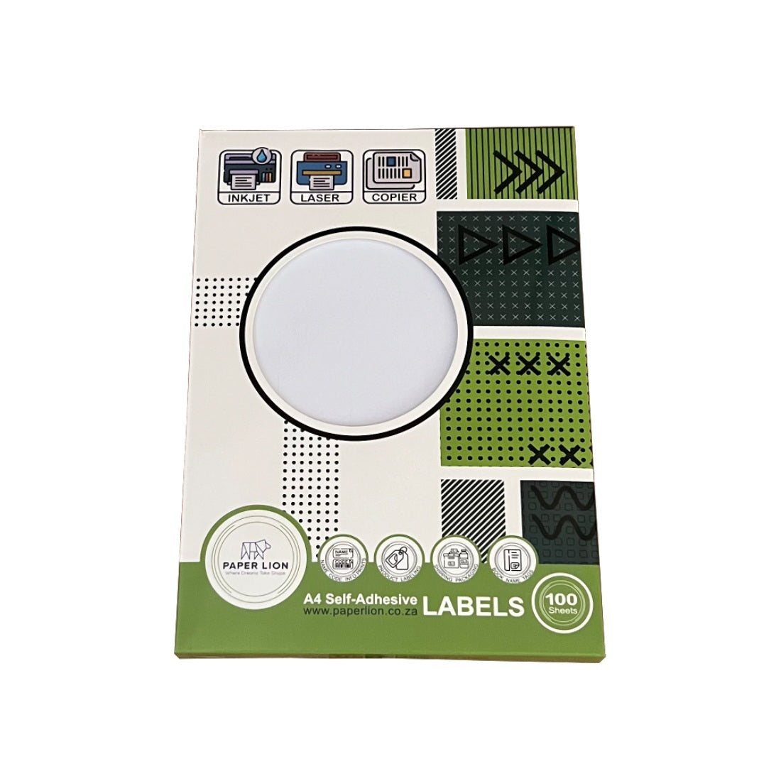 Paper Lion 24 Up A4 Self-Adhesive Labels 100 Sheets