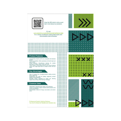 Paper Lion 1 Up A4 Self-Adhesive Labels 100 Sheets