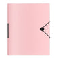 4K paper size Hard Plastic Cover Artwork/Portfolio Organizing Folder with Handle