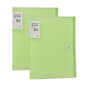 A4 size 60-Pocket File with Plastic Cover and Elastic Band Closure Set of 2